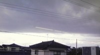 黒い雲が