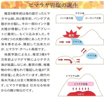 ヒマラヤ岩塩の誕生