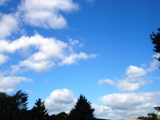 白い雲