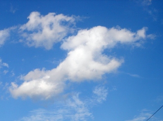 白い雲