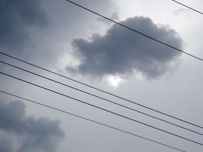 雲間の太陽