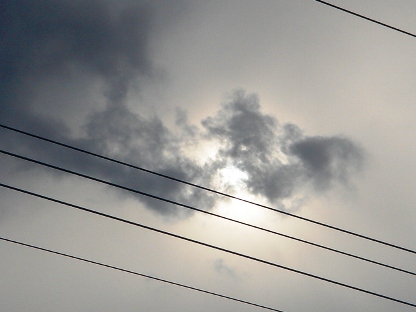 雲間の太陽