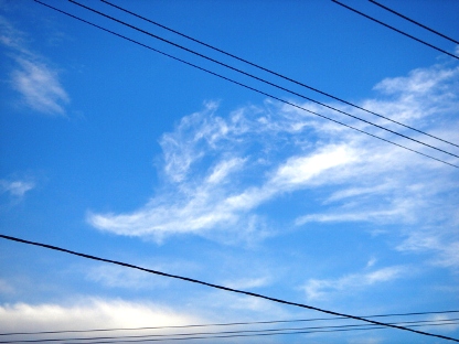 白い雲