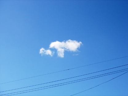 白い雲