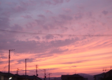 夕焼け空