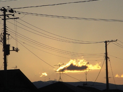 夕焼け雲