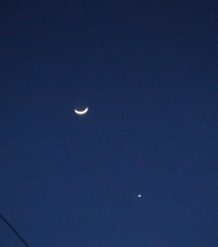 月と星と