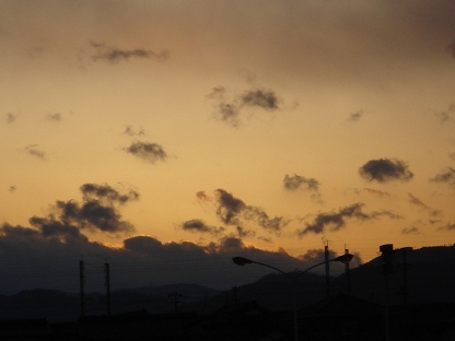 夕日