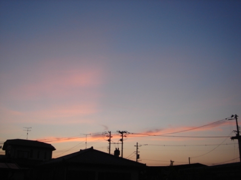 夕焼け雲