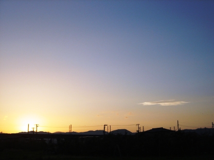 夕焼け