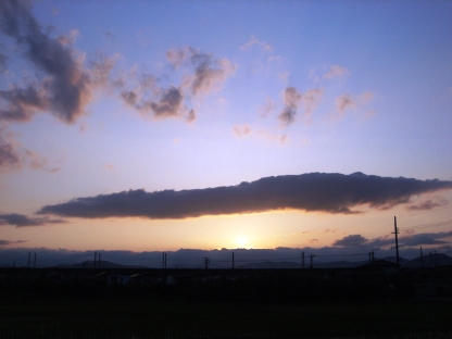 夕焼け