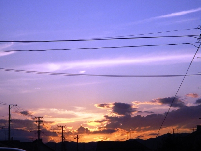 夕焼け