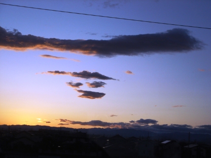 夕焼け
