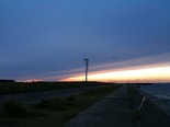 昨日の夕焼け