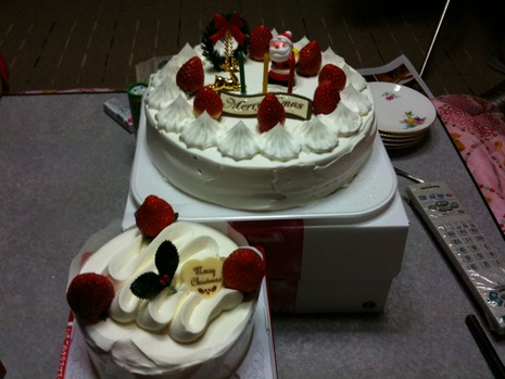 クリスマスケーキ・ダブル
