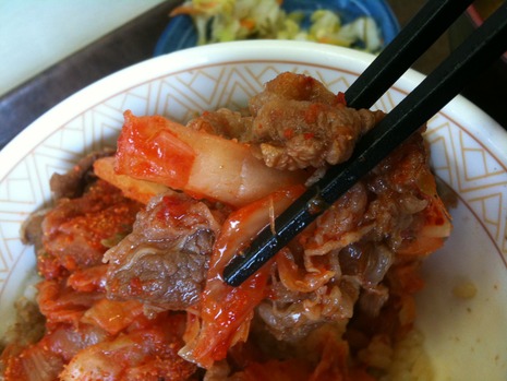 キムチ牛丼