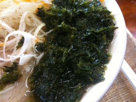夕日ネギラーメン
