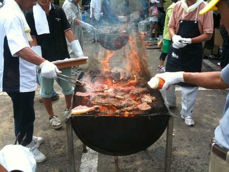 牛の丸焼き