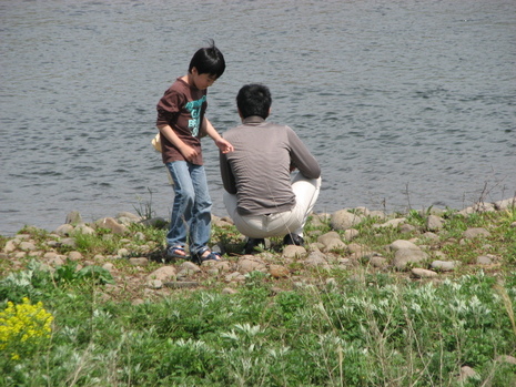 GW中に…③ おくりびとの川原