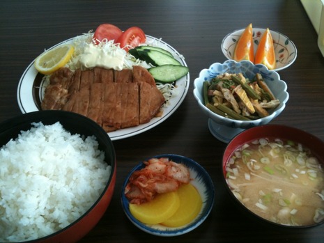 立会人の夕ご飯