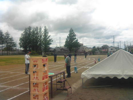 運動会準備