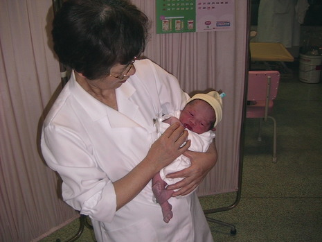 助産師さんと…