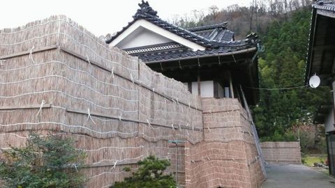 鳥海山麓茅葺き古民家で