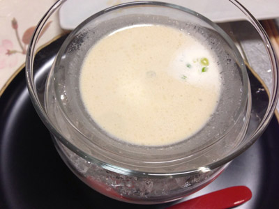 ガサエビの冷製スープ