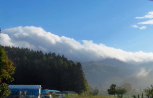 【朝は良い天気だったのに！】