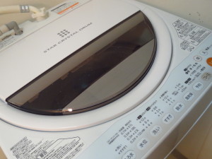【新しい洗濯機】
