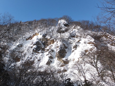 冬の「十二ノ滝」鑑賞