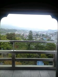 秋雨の白石…白石城