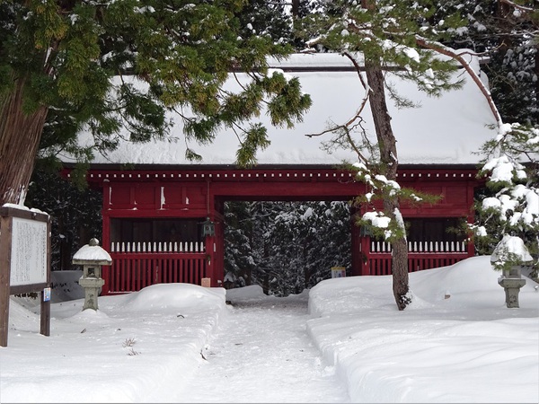 大雪の羽黒山参拝 大雪の羽黒山参拝
