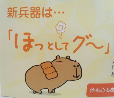 新兵器! 「ほっとしてグ~」