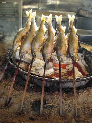 鮎の塩焼き