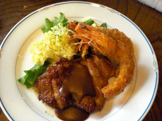 イビサでランチ
