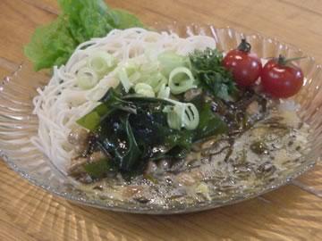 納豆そうめん