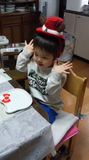 サンタさんが我が家に来た~~!! サンタさんが我が家に来た~~!!