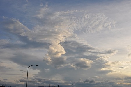 雲が?・・・