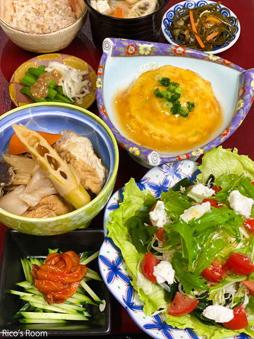 R 自家製『濃厚クリームチーズ』を作ってみたよ!& おうちごはん『かに玉とカラ竹の煮物定食』 R 自家製『濃厚クリームチーズ』を作ってみたよ!& おうちごはん『かに玉とカラ竹の煮物定食』