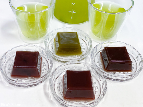 R 『とらや』の水羊羹詰合せ&本格水出し緑茶(あさつゆ品種)『あさがお』 R 『とらや』の水羊羹詰合せ&本格水出し緑茶(あさつゆ品種)『あさがお』