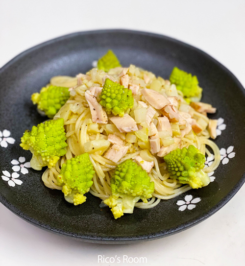 R 世界一美しい野菜『ロマネスコ』♡『スモークチキンとロマネスコのパスタ』を作ってみました♪ R 世界一美しい野菜『ロマネスコ』♡『スモークチキンとロマネスコのパスタ』を作ってみました♪