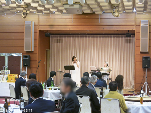 R『第10回酒田夢の倶楽協力会会員大会』ルリアールで演奏をさせていただきました♪ R『第10回酒田夢の倶楽協力会会員大会』ルリアールで演奏をさせていただきました♪
