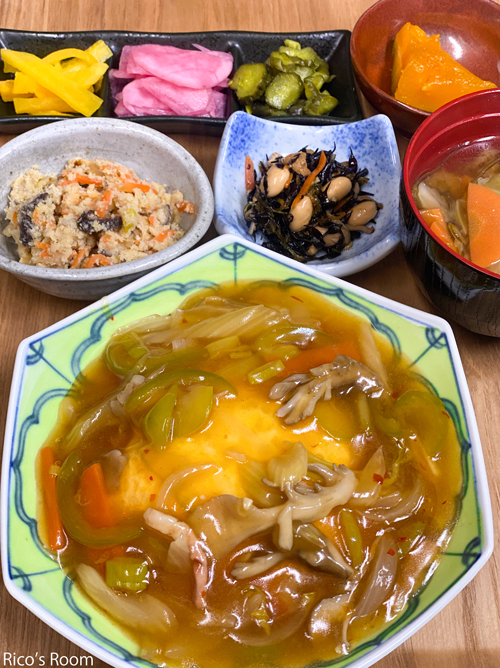 R 正月太り脱却しました!おうちごはん『天津飯定食』& キッコーマン『おいしい無調整豆乳』 R 正月太り脱却しました!おうちごはん『天津飯定食』& キッコーマン『おいしい無調整豆乳』