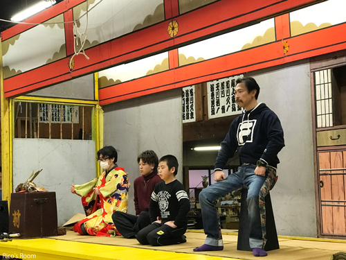 R 黒森歌舞伎演舞場にて『絵本太功記/本能寺の場』の通し稽古見学の巻♪ R 黒森歌舞伎演舞場にて『絵本太功記/本能寺の場』の通し稽古見学の巻♪