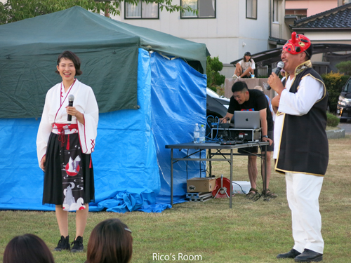 R 酒田市『東大町三丁目夏祭り』ミッチーチェンさん、ナマリーさん、歌舞伎役者・中村橋吾さん、YOSHIKO&RICO