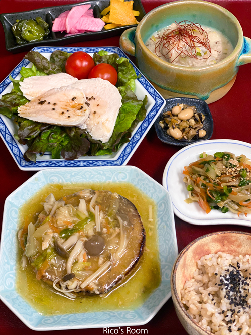 R 巨大な白カブを頂戴しました!おうちごはん『白カブのステーキ中華あんかけ定食』 R 巨大な白カブを頂戴しました!おうちごはん『白カブのステーキ中華あんかけ定食』