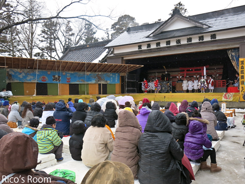 R 雪中芝居『黒森歌舞伎』平成26年度正月公演『伽羅先代萩』初日