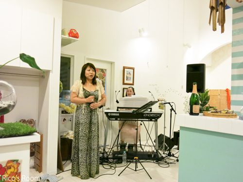 R プライベートパーティーに招かれて、YOSHIKO&RICOライブ♪ R プライベートパーティーに招かれて、YOSHIKO&RICOライブ♪