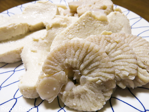 R キモイですか?『珍味!タコの白子』を頂戴しました!